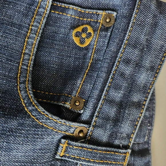 👖Louis Vuitton Dark Blue Straight Leg Jeans Authentic 👖 - Picture 12 of 16